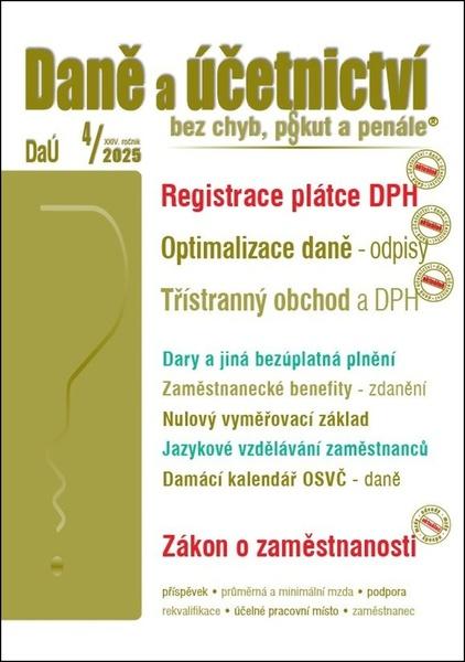 Daně a účetnictví bez chyb, pokut a penále