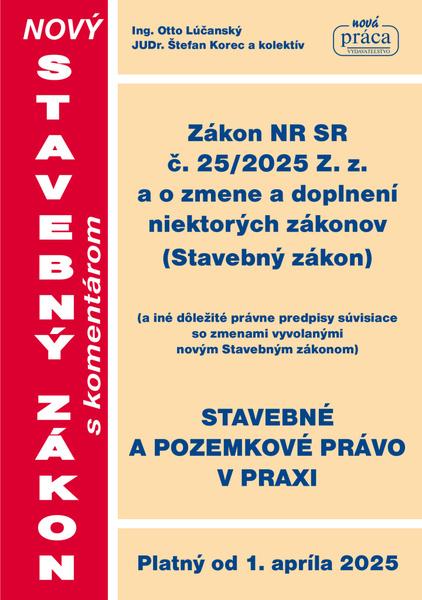 Nový stavebný zákon s komentárom - 9788082700124