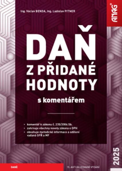 Daň z přidané hodnoty 2025 s komentářem - 9788075544216