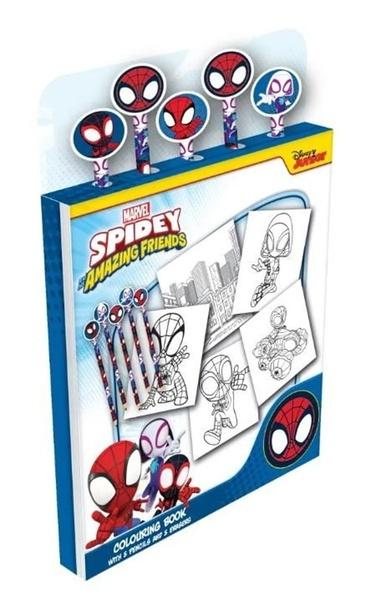 Spidey Omalovánková kniha s pastelkami