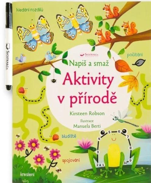 Napiš a smaž Aktivity v přírodě - 9788025639238