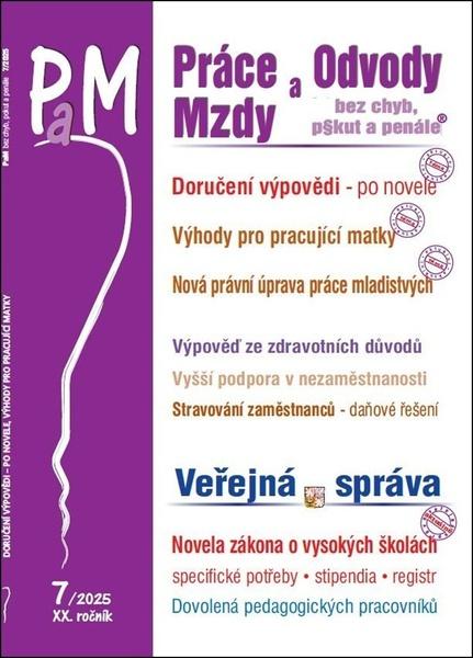 Práce a mzdy Doručení výpovědi z pracovního poměru