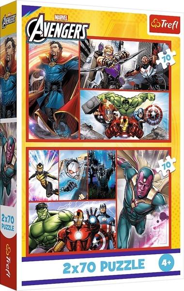 Puzzle Marvel Avengers Staň se hrdinou 2x70 dílků