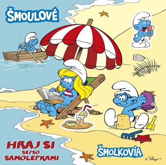 Hraj si se/so samolepkami Šmoulové