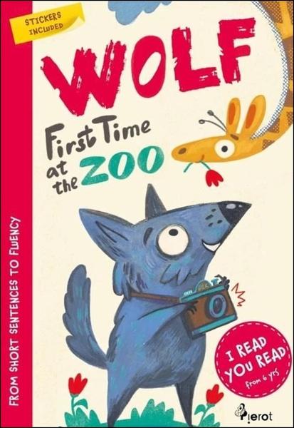 Wolf first time at the ZOO - I read, you read (stickers included)