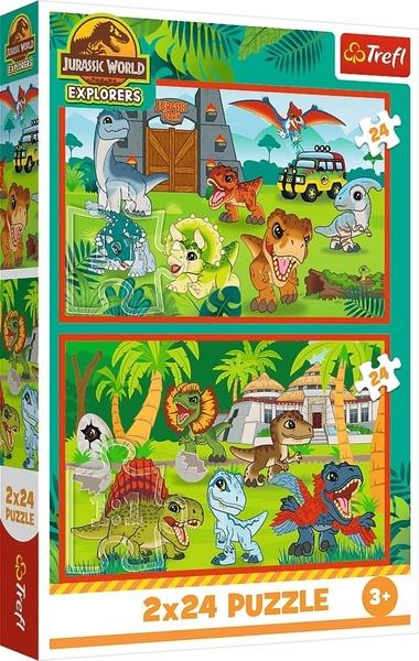 Puzzle Malí dinosauři Jurassic World Trefl