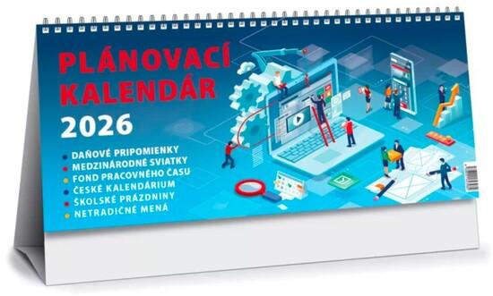 Plánovací kalendár 2026 - stolový kalendár