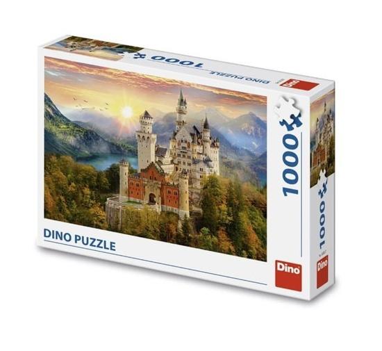 Dino Puzzle Malovaný Neuswanstein 1000 dílků