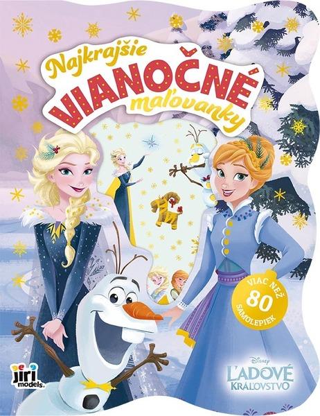 Najkrajšie vianočné maľovanky so samolepkami Ľadové kráľovstvo