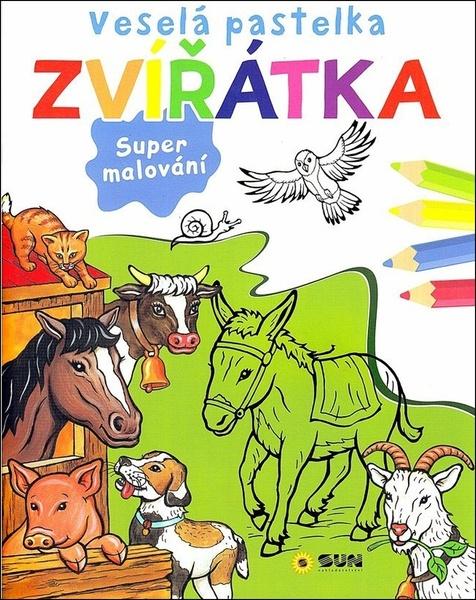 Veselá pastelka - zvířata