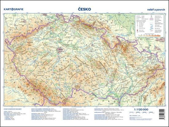 Česko Příruční mapa 1:1 120 000 - 9788073935856
