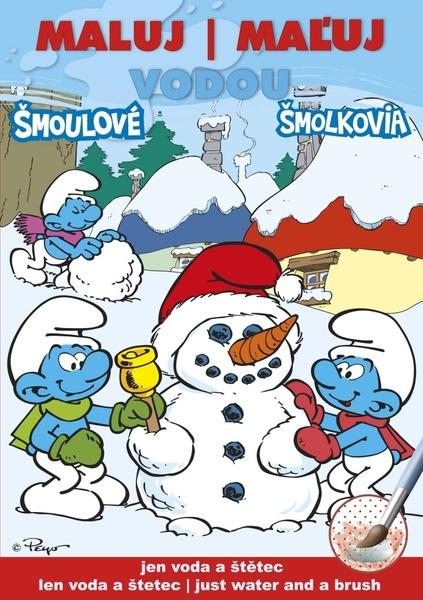 Maluj vodou Šmoulové