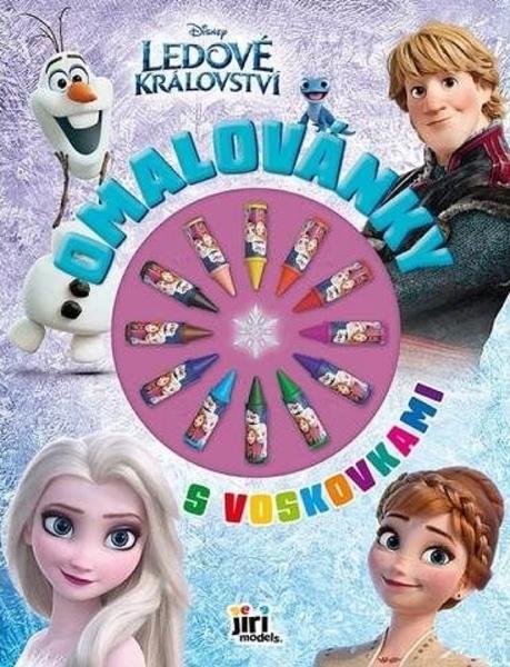 Omalovánky s voskovkami Ledové království