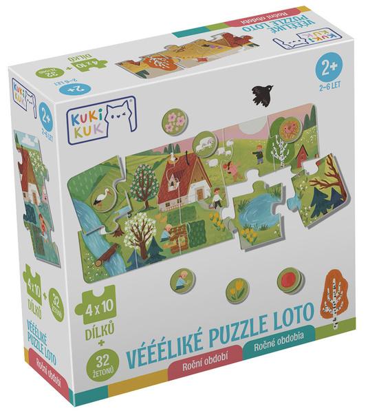 Véééliké puzzle loto Roční období