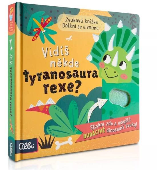 Albi T-rex Hmatové zvukové leporelo - 9788076882942