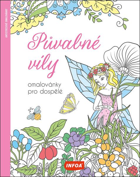 Půvabné víly - Omalovánky pro dospělé