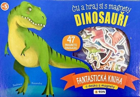 Čti a hraj si s magnety Dinosauři - 9788076875432