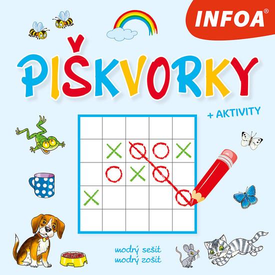 Piškvorky + Aktivity - modrý sešit - neuvedený autor