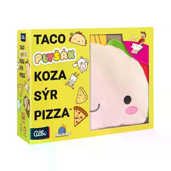 Albi Taco, plyšák, koza, sýr, pizza