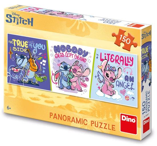 Dino Stitch relaxuje Puzzle 150 dílků panoramic