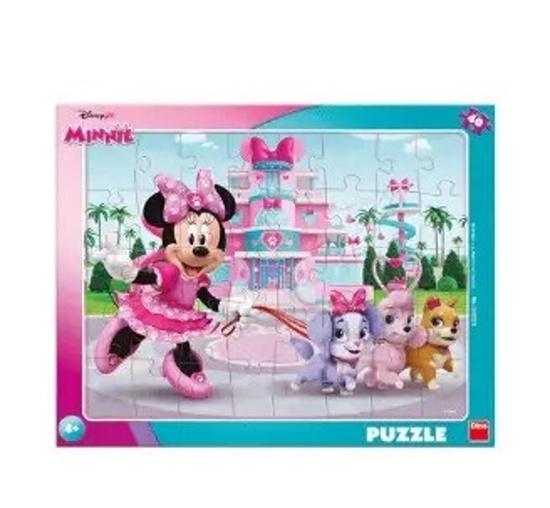 Puzzle Minnie s pejsky 40 dílků DINO