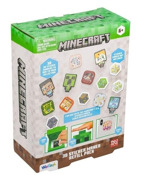 minecraft 3d sada na výrobu samolepek – náhradní set