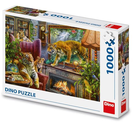 dino puzzle tygři 1000 dílků
