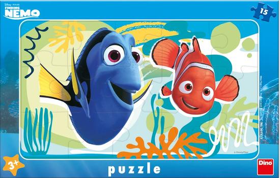 Dino dětské puzzle NEMO A DORY 15 dílků