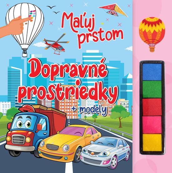 Maľuj prstom Dopravné prostriedky -  Autor Neuveden