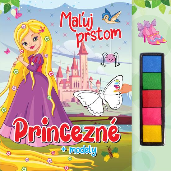 Maľuj prstom Princezné -  Autor Neuveden