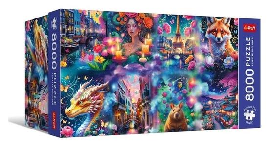 Puzzle Trefl Premium Plus Barevný svět 8000 dílků