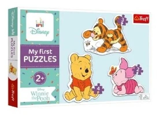 Baby puzzle MEDVÍDEK PÚ 3v1 (2, 3 a 4 dílky) – Trefl