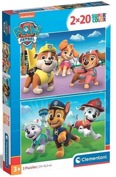 CLEMENTONI Puzzle Tlapková patrola 2x20 dílků