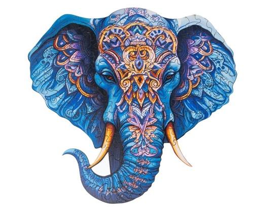 Recenttoys dřevěné puzzle - slon