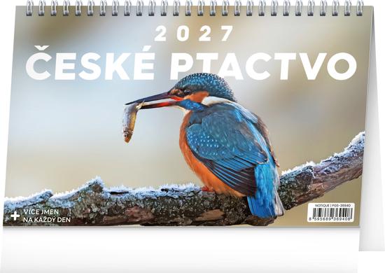 Notique stolní kalendář České ptactvo 2027