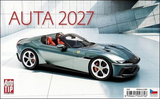 Stolní kalendář 2027 Helma Auta