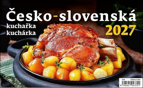 Stolní kalendář 2027 Helma Česko-slovenská kuchařka
