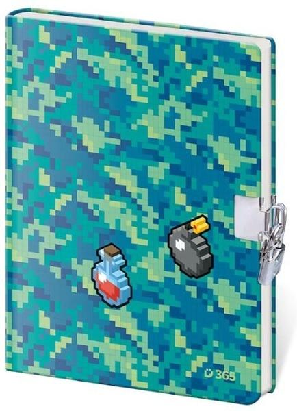 Památník se zámkem A5 čistý - Pixel Quest