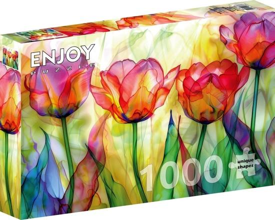 Enjoy puzzle Tulipánová zahrada 1000 dílků
