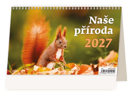 Stolní kalendář 2027 Helma Naše příroda