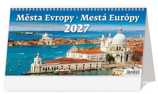 Stolní kalendář 2027 Helma Plánovací Města Evropy