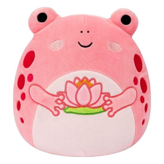 SQUISHMALLOWS Růžová žába s leknínem - Lonina