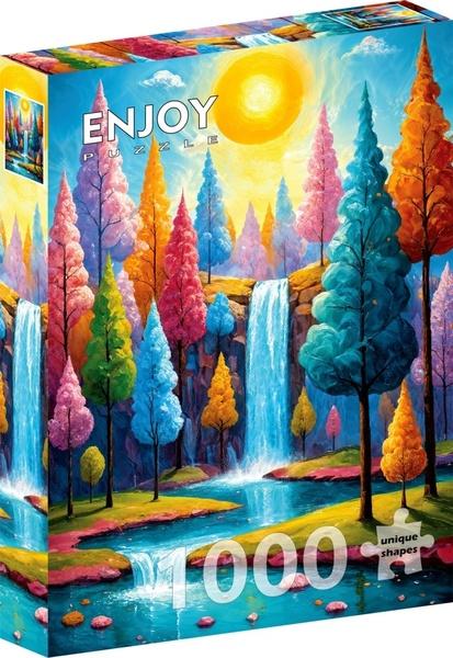 Enjoy puzzle Lesní kaskáda 1000 dílků