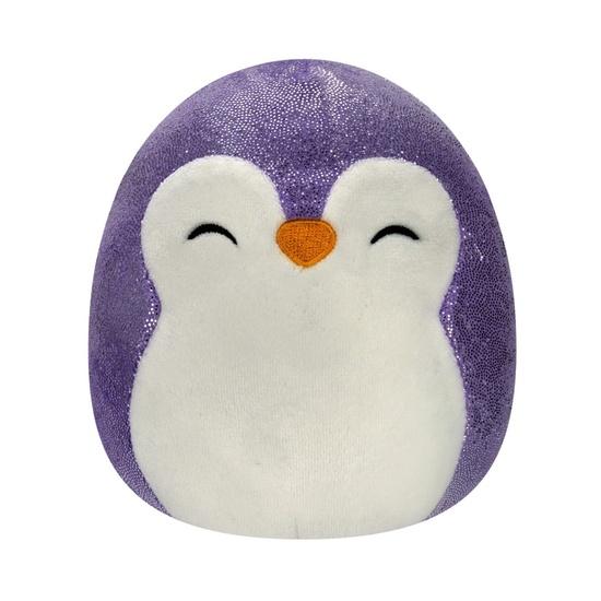 SQUISHMALLOWS Fialový tučňák - Elle, 13 cm