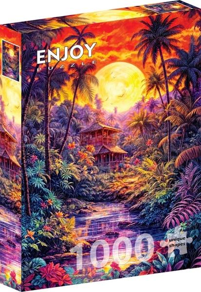 Enjoy puzzle Soumrak v džungli 1000 dílků