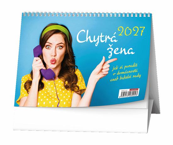 Stolní kalendář 2027 Baloušek Chytrá žena