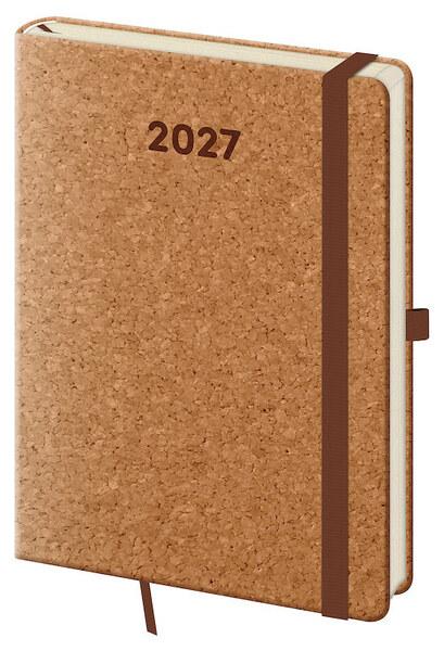 Denní diář 2027 Helma A5 Cork s poutkem