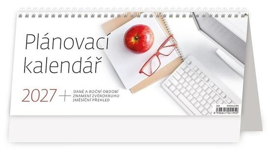 Stolní kalendář 2027 Helma Plánovací