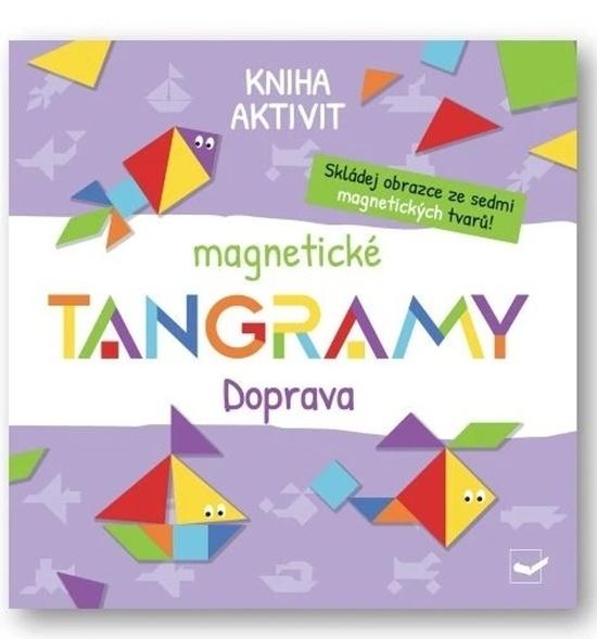Kniha aktivit magnetické TANGRAMY Doprava