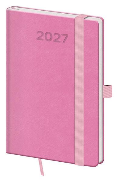 Týdenní diář 2027 Helma kapesní Print Pop růžový